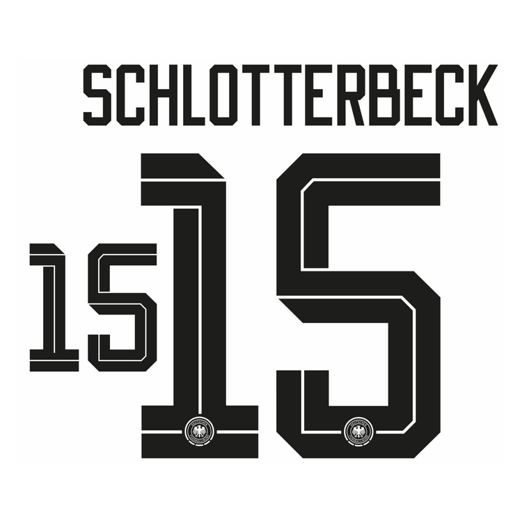 Original WM 2026 DFB DEUTSCHLAND Home Trikot - Flock - SCHLOTTERBECK 15 - sportiger.de