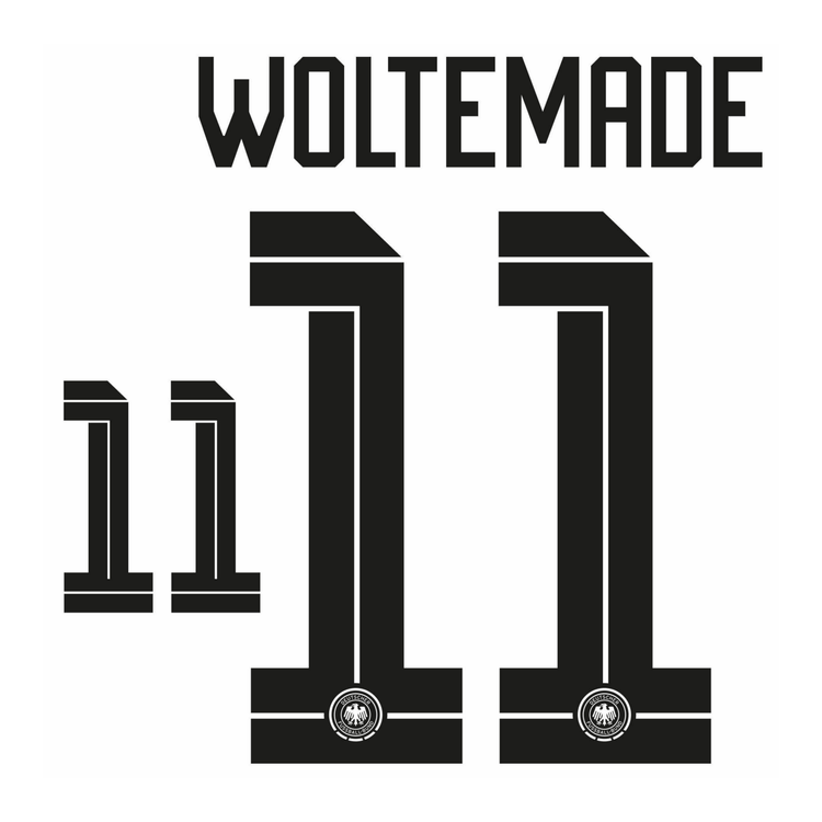 Original WM 2026 DFB DEUTSCHLAND Home Trikot - Flock - WOLTEMADE 11 - sportiger.de