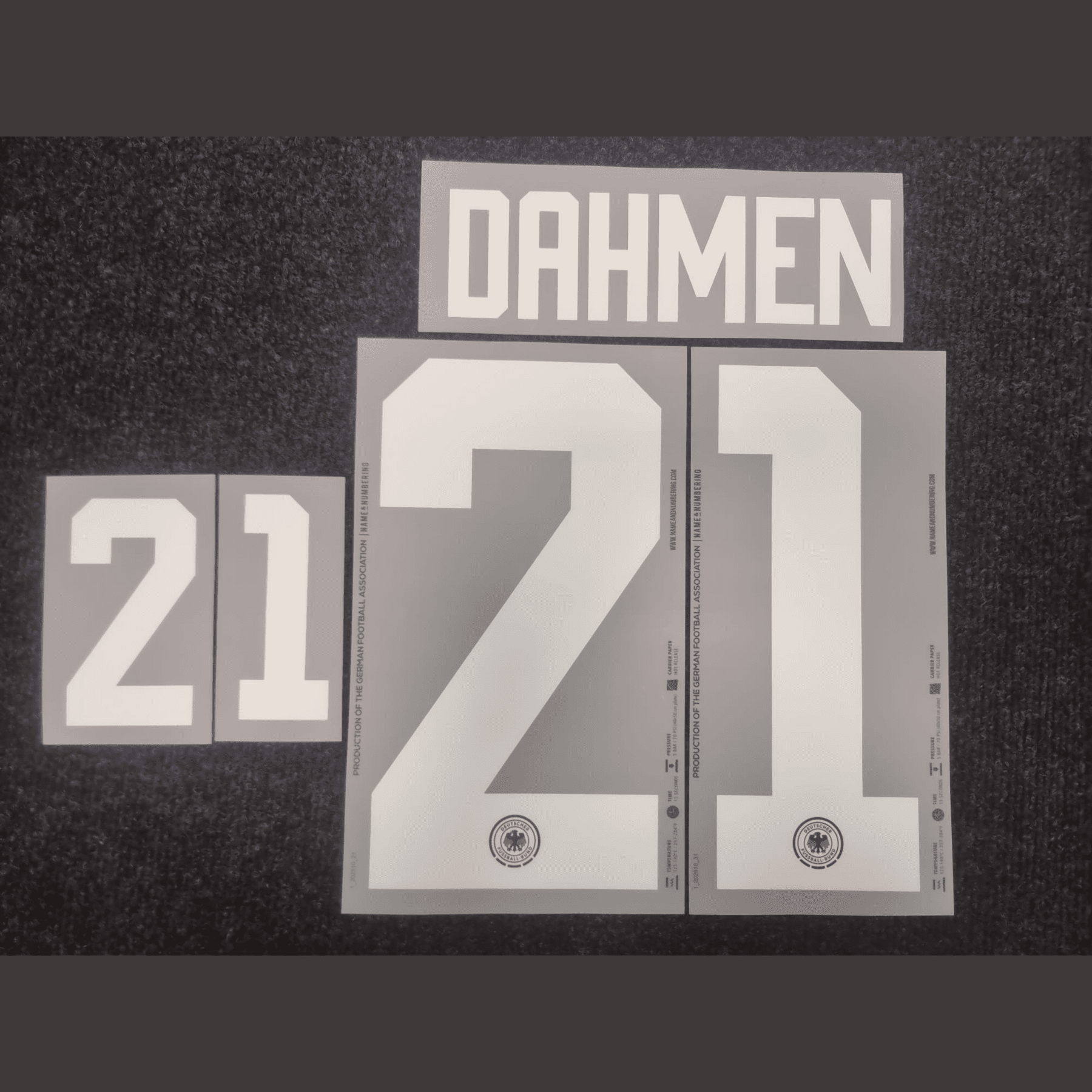Original WM 2026 DFB DEUTSCHLAND Torwart Trikot - Flock - DAHMEN 21 - sportiger.de