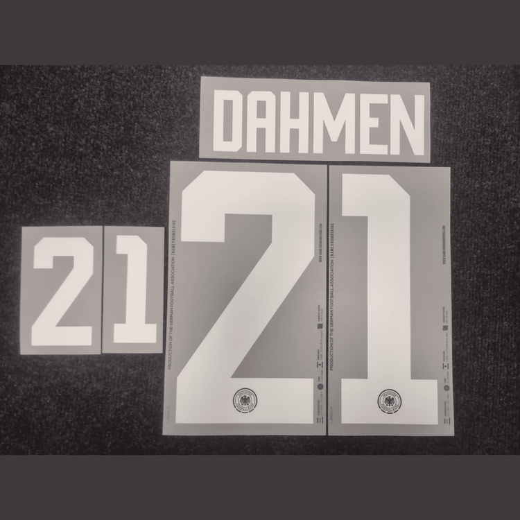 Original WM 2026 DFB DEUTSCHLAND Torwart Trikot - Flock - DAHMEN 21 - sportiger.de