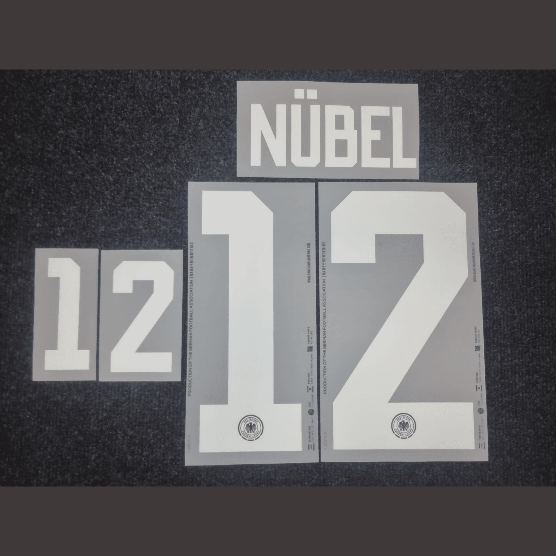 Original WM 2026 DFB DEUTSCHLAND Torwart Trikot - Flock - NÜBEL 12 - sportiger.de