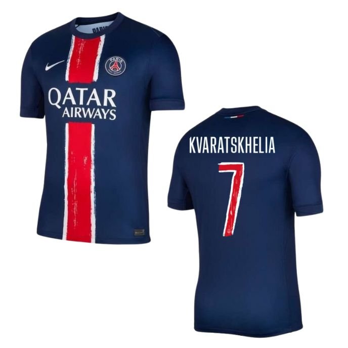 PSG PARIS SAINT - GERMAIN Trikot Home Herren 24 / 25 - KVARATSKHELIA 7 (Champions League Style) - sportiger.de