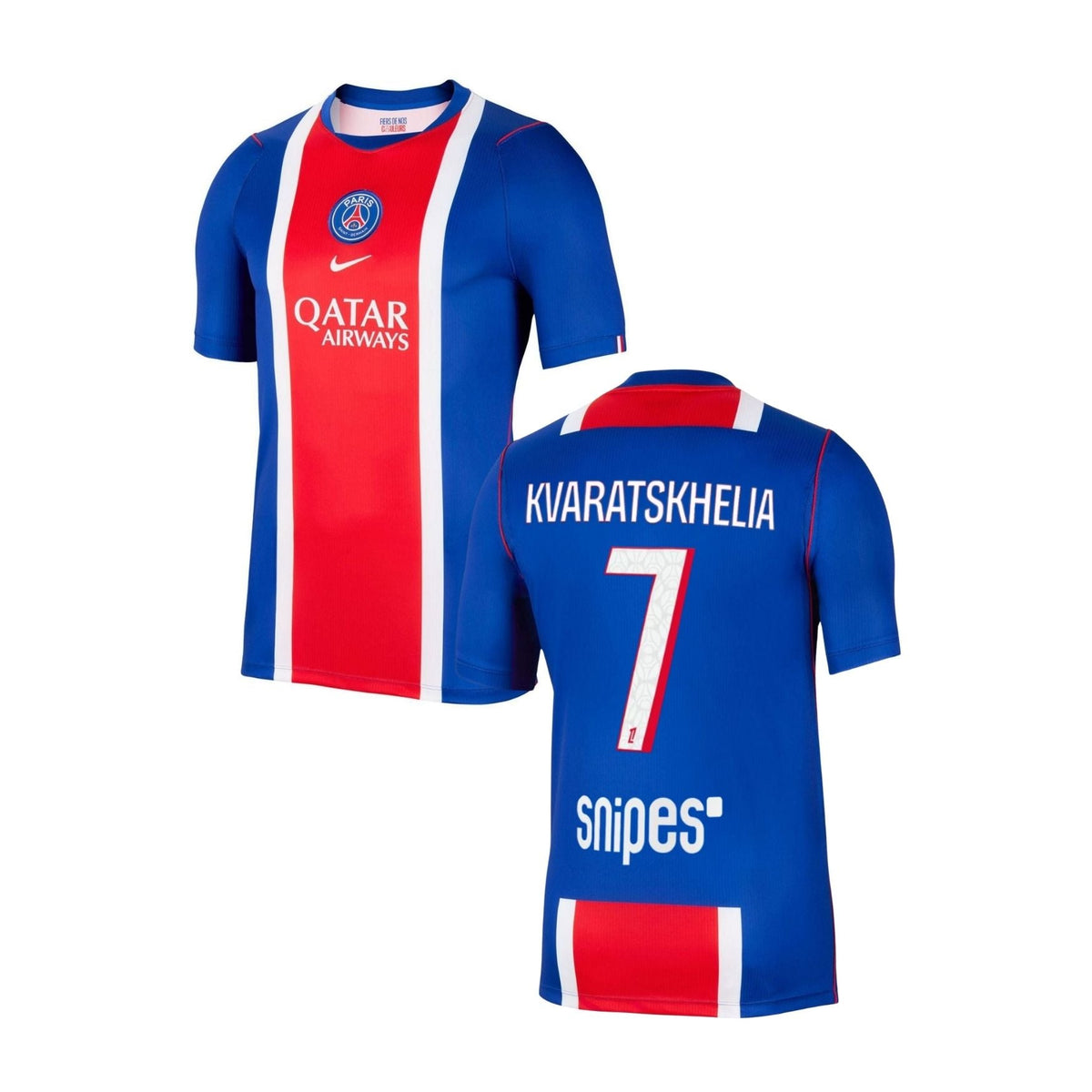 PSG PARIS SAINT-GERMAIN Home Men's Jersey 26 / 27 - KVARATSKHELIA 7 - sportiger.de