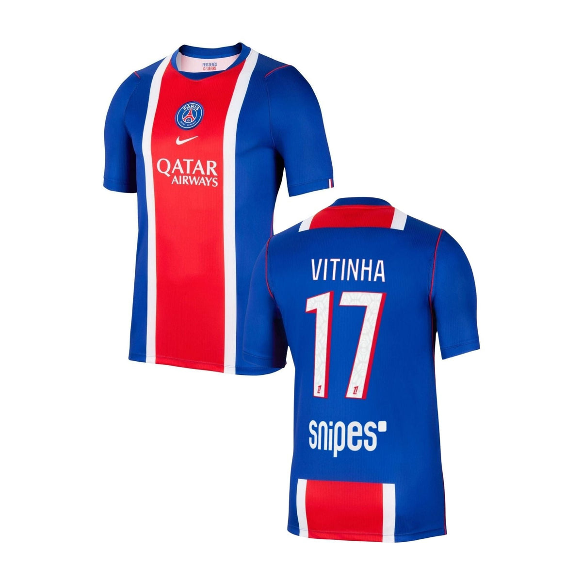 PSG PARIS SAINT-GERMAIN Home Jersey Men 26 / 27 - VITINHA 17 - sportiger.de