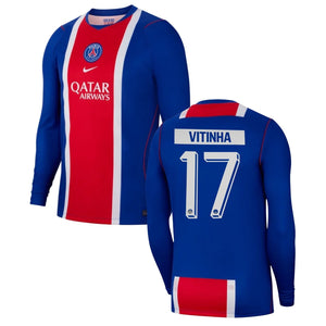 PSG PARIS SAINT-GERMAIN Maglia Home Uomo maniche lunghe 26 / 27 - VITINHA 17 (Stile Champions League) - sportiger.de