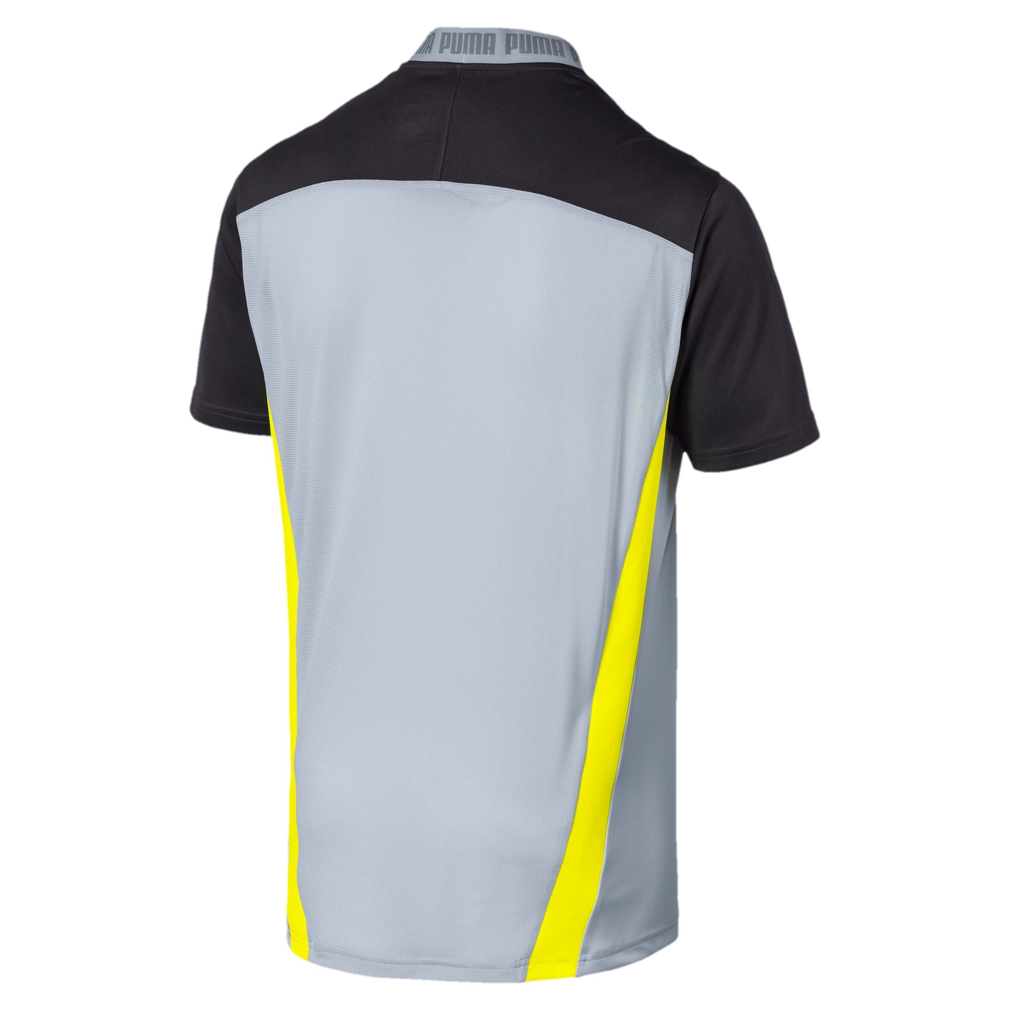 puma PRO TEE - T-SHIRT Herren grau-gelb