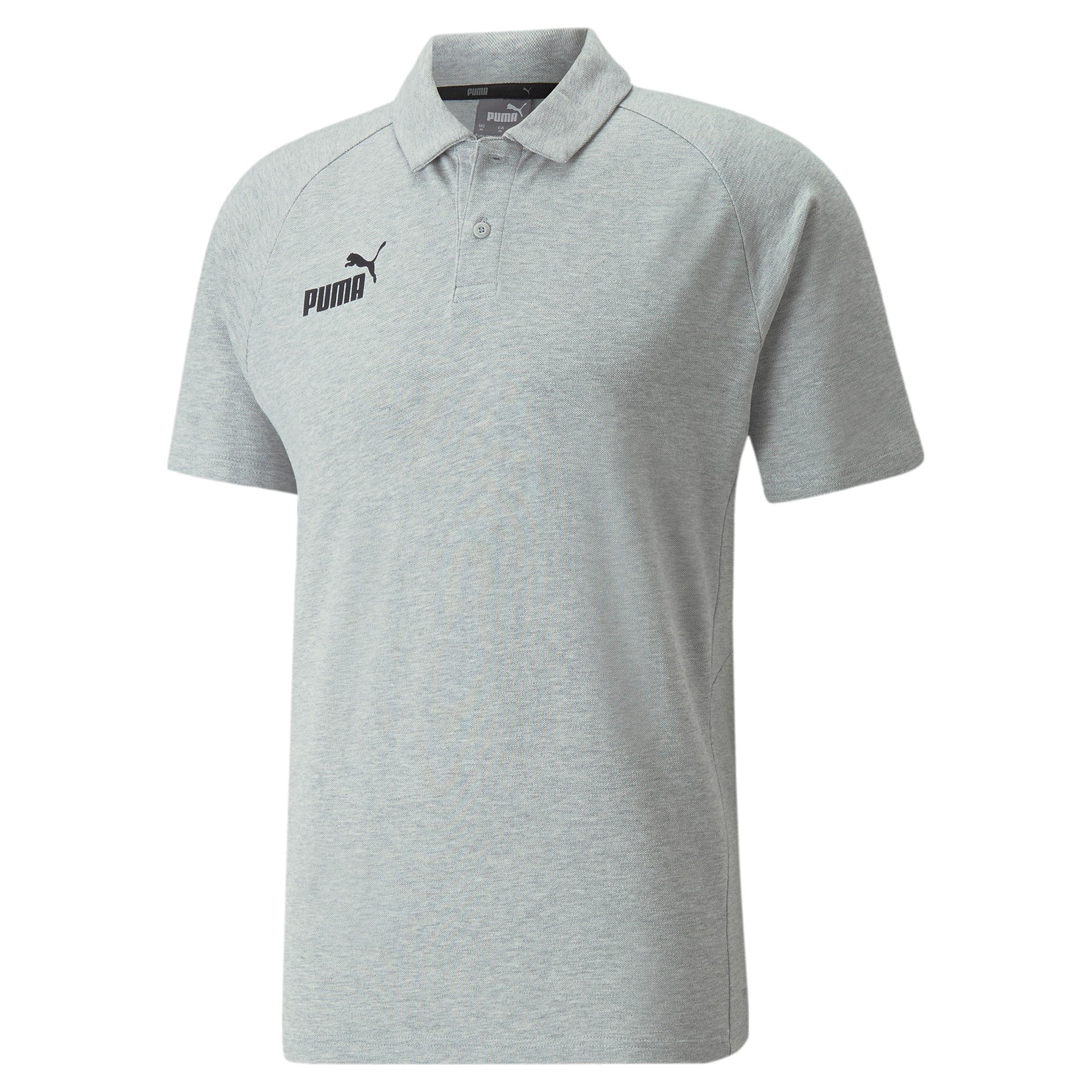 puma teamFINAL Casuals Polo Shirt Herren grau