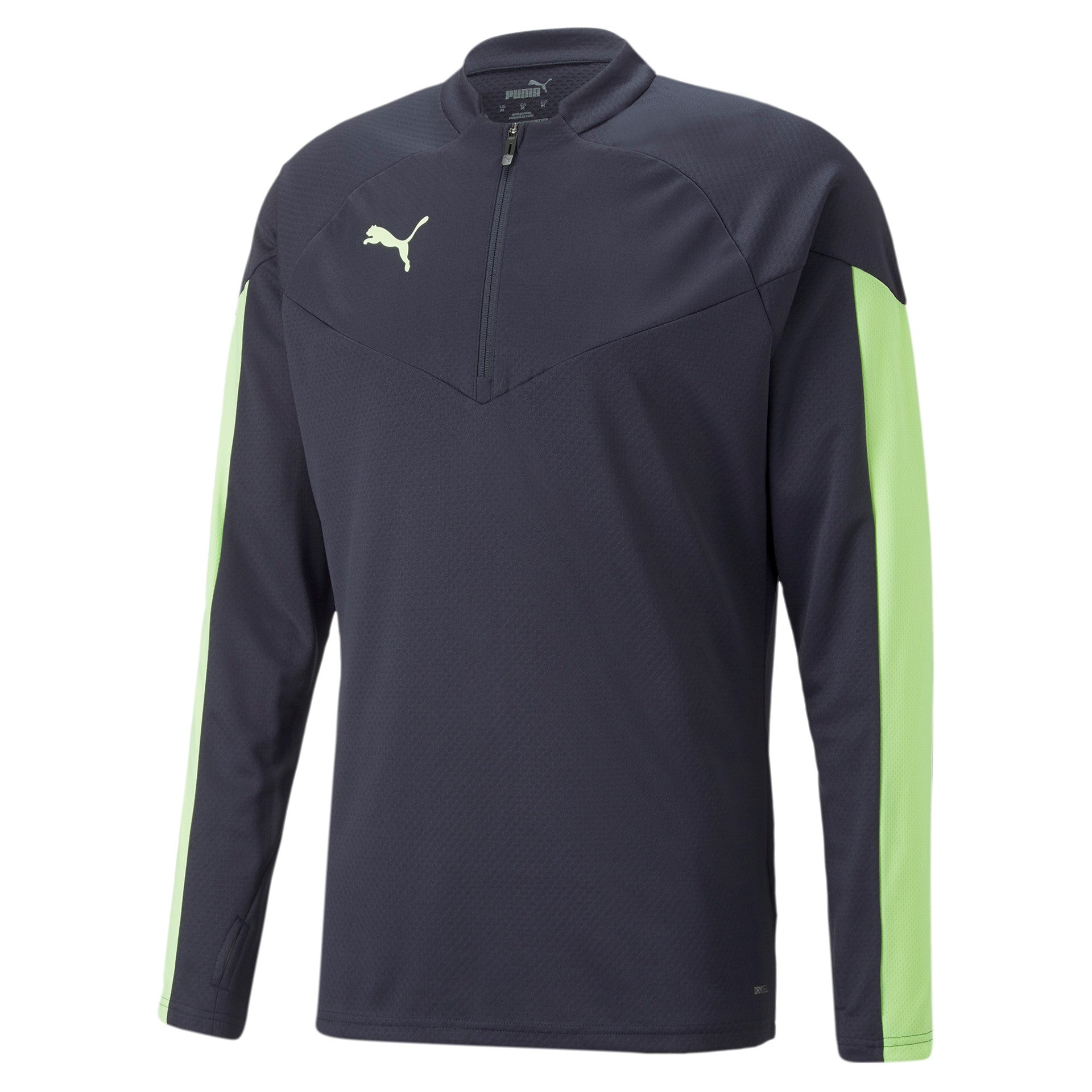 puma IndividualFINAL 1/4 ZIP TOP Training Herren lila-grün