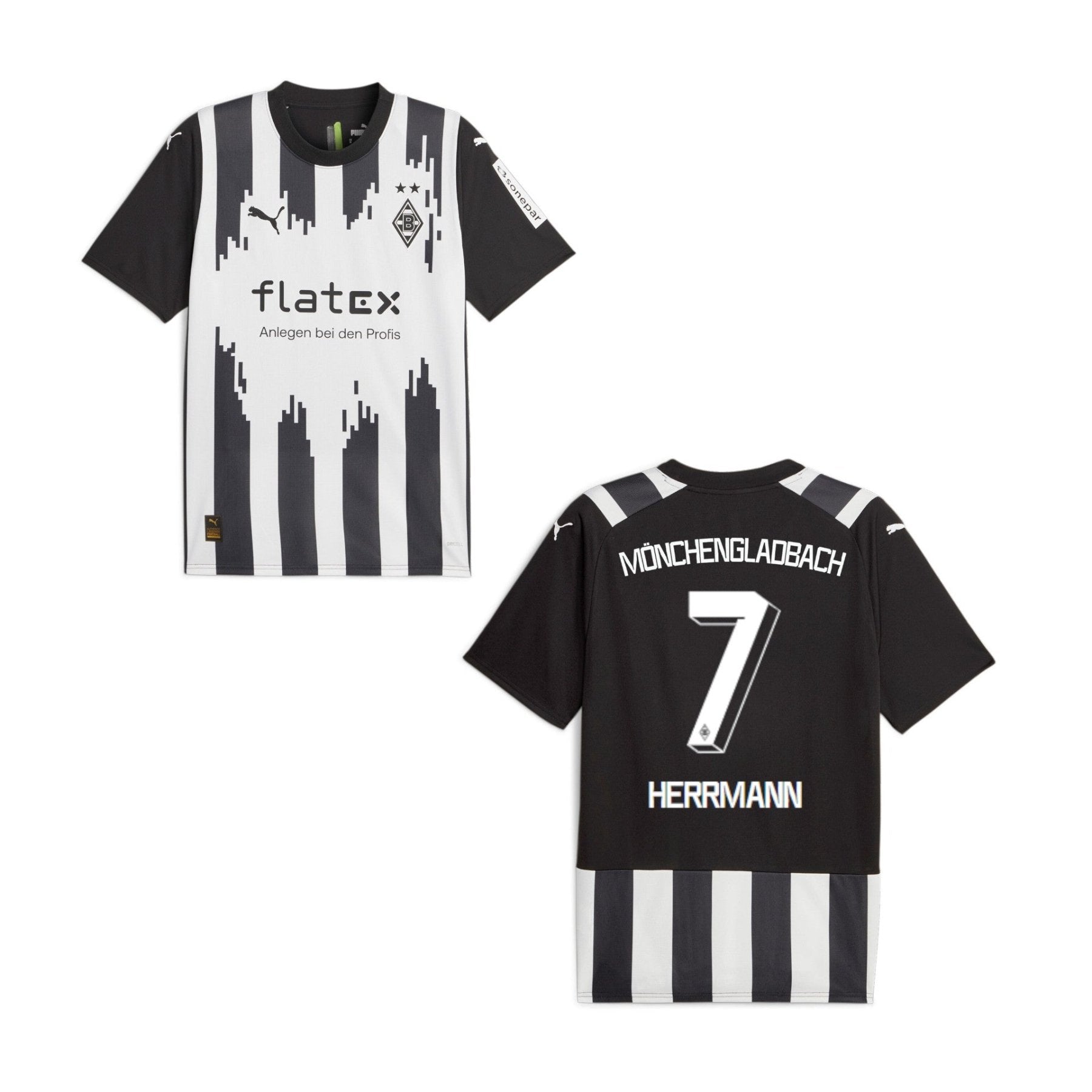 puma BMG BORUSSIA MÖNCHENGLADBACH Trikot 3rd Herren 23 / 24 - HERMANN 7 - sportiger.de