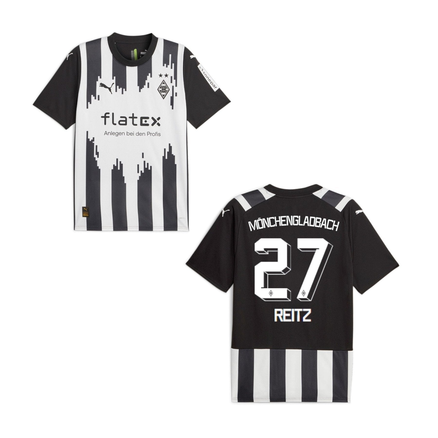 puma BMG BORUSSIA MÖNCHENGLADBACH Trikot 3rd Kinder 23 / 24 - REITZ 27 - sportiger.de