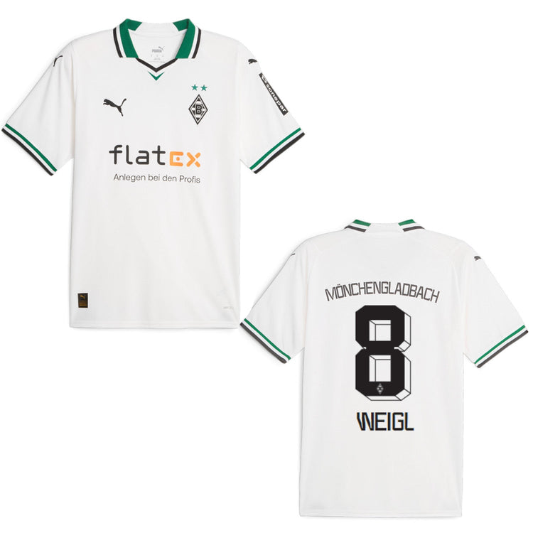 puma BMG BORUSSIA MÖNCHENGLADBACH Trikot Home Herren 23 / 24 - WEIGL 8 - sportiger.de