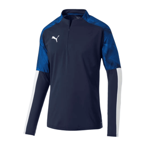 puma CUP TRAINING 1/4 ZIP TOP Herren blau - sportiger.de