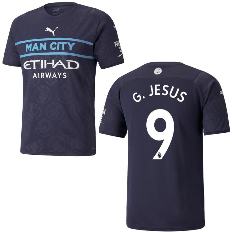 puma MANCHESTER CITY Trikot 3rd Herren 21 / 22 - G. JESUS 9 - sportiger.de