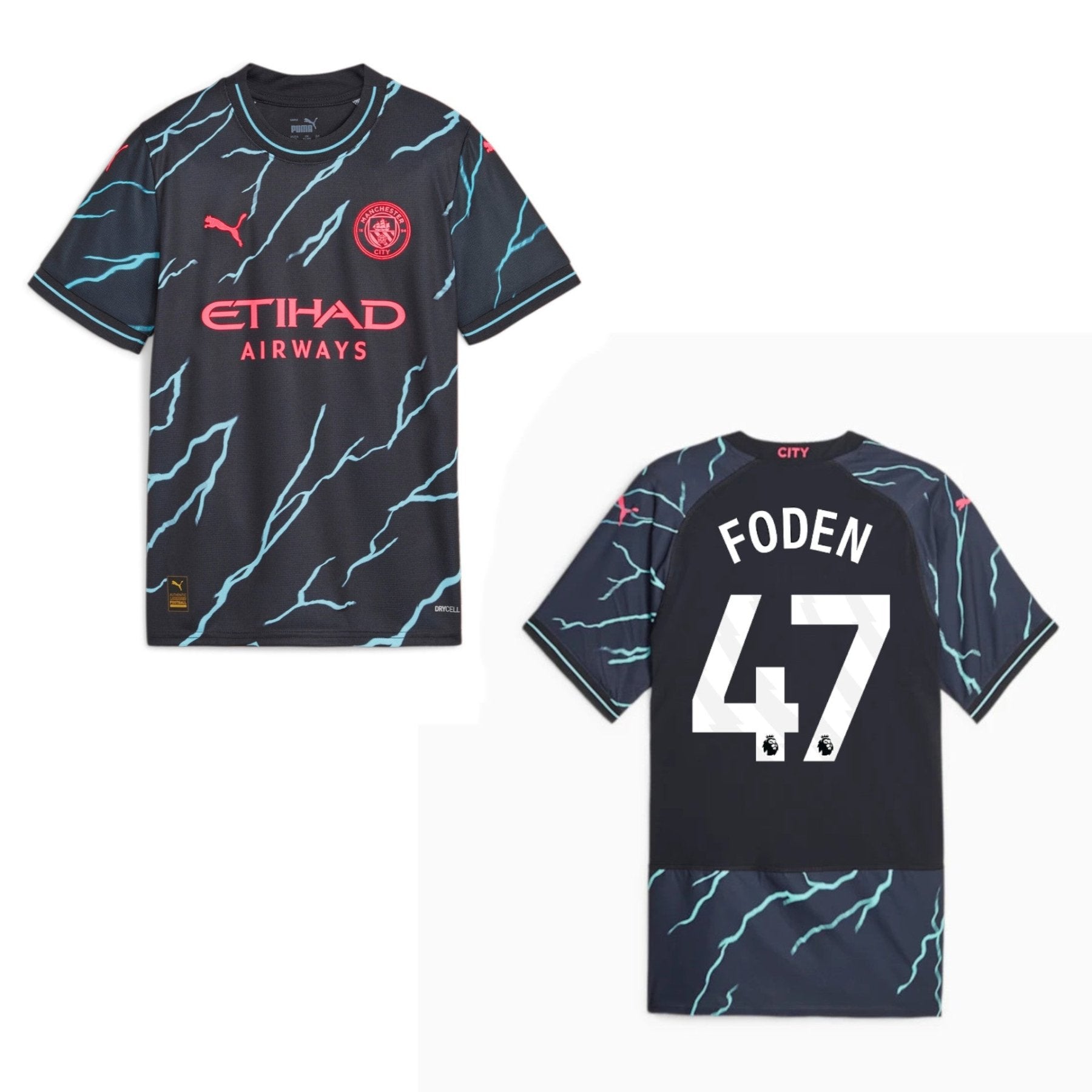 puma MANCHESTER CITY Trikot 3rd Herren 23 / 24 - FODEN 47 - sportiger.de