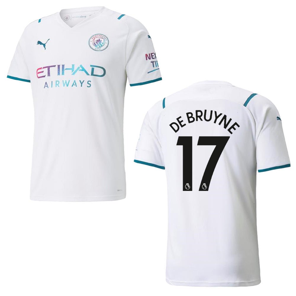 puma MANCHESTER CITY Trikot Away Kinder 21 / 22 - DE BRUYNE 17 - sportiger.de