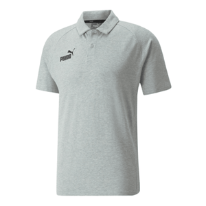 puma teamFINAL Casuals Polo Shirt Herren grau - sportiger.de