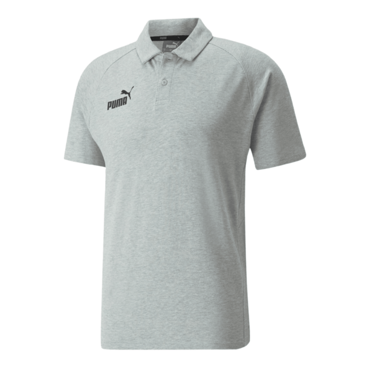 puma teamFINAL Casuals Polo Shirt Herren grau - sportiger.de