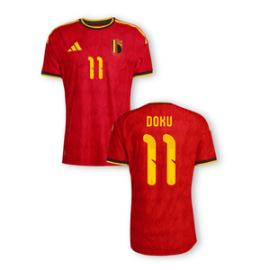 RBFA BELGIEN AUTHENTIC Trikot Home Herren WM 2026 - DOKU 11 - sportiger.de