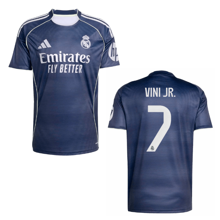 REAL MADRID AUTHENTIC Trikot Away Herren 25 / 26 - VINI JR. 7 - sportiger.de