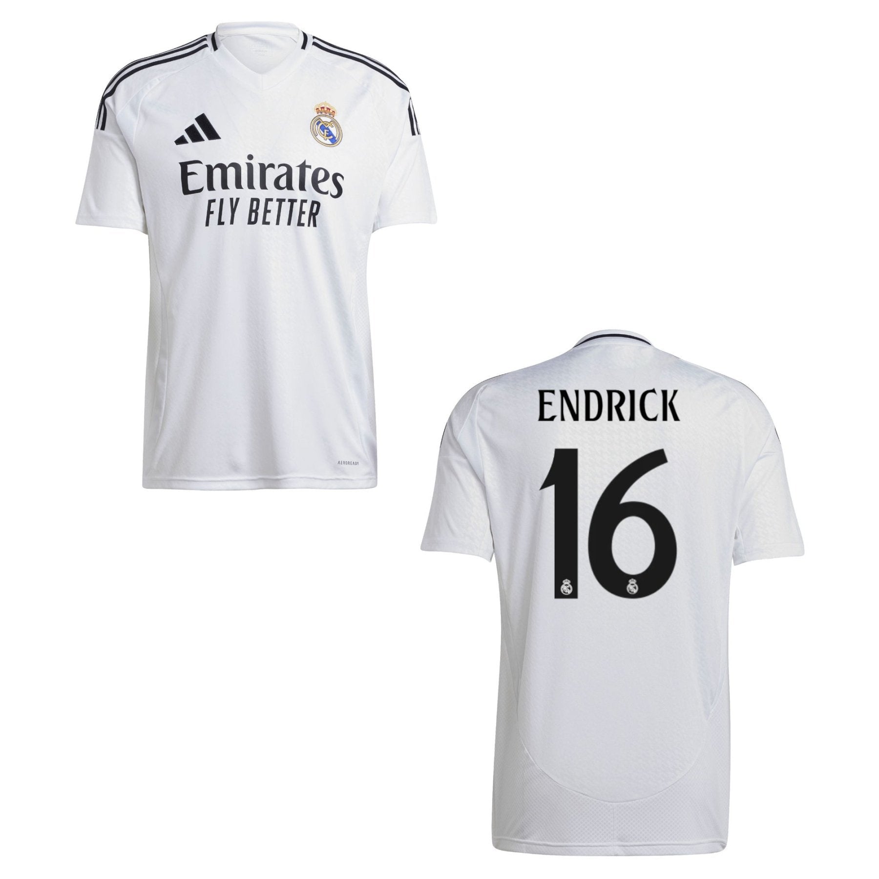 REAL MADRID AUTHENTIC Trikot Home Herren 24 / 25 - ENDRICK 16 - sportiger.de