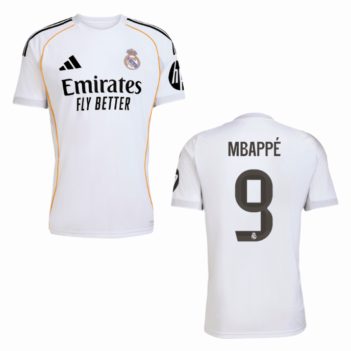 REAL MADRID AUTHENTIC Trikot Home Herren 25 / 26 - MBAPPÉ 9 - sportiger.de