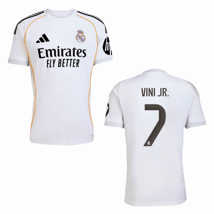 REAL MADRID AUTHENTIC Trikot Home Herren 25 / 26 - VINI JR. 7 - sportiger.de