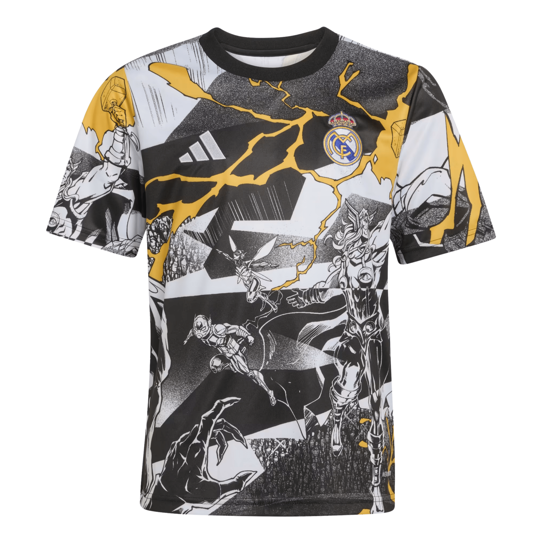 REAL MADRID Pre - Match Shirt Kinder 'Marvel Avengers' - sportiger.de