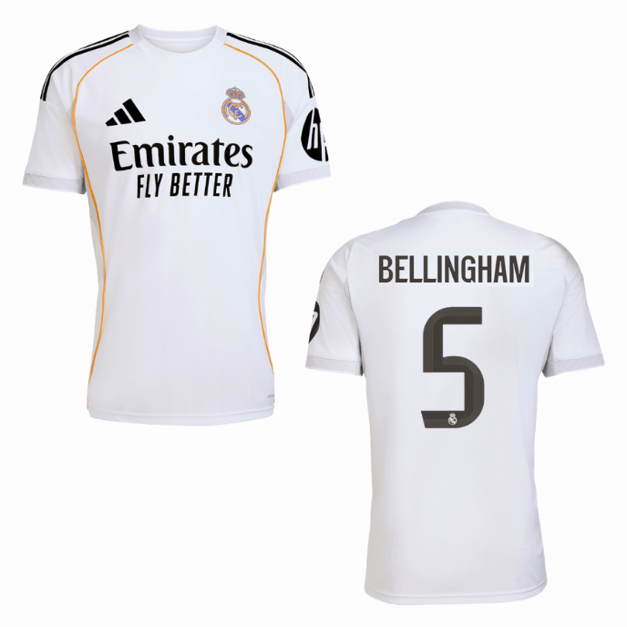 REAL MADRID Trikot Home Herren 25 / 26 - BELLINGHAM 5 - sportiger.de