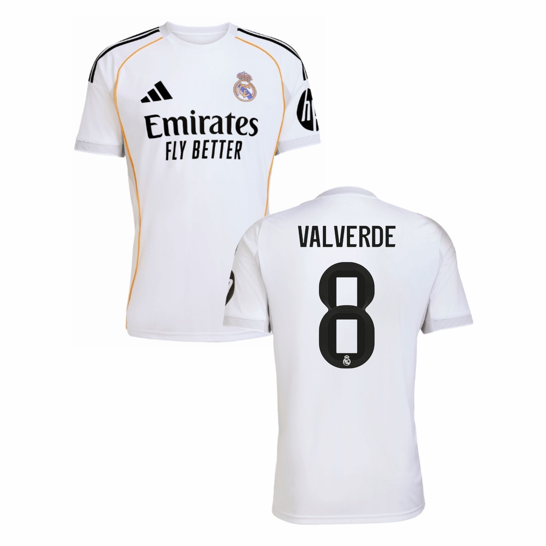 REAL MADRID Trikot Home Herren 25 / 26 - VALVERDE 8 - sportiger.de