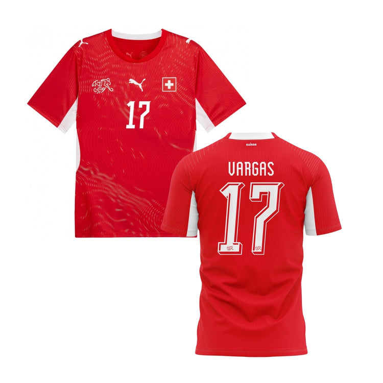 SFV SCHWEIZ Trikot Home Herren WM 2026 - VARGAS 17 - sportiger.de