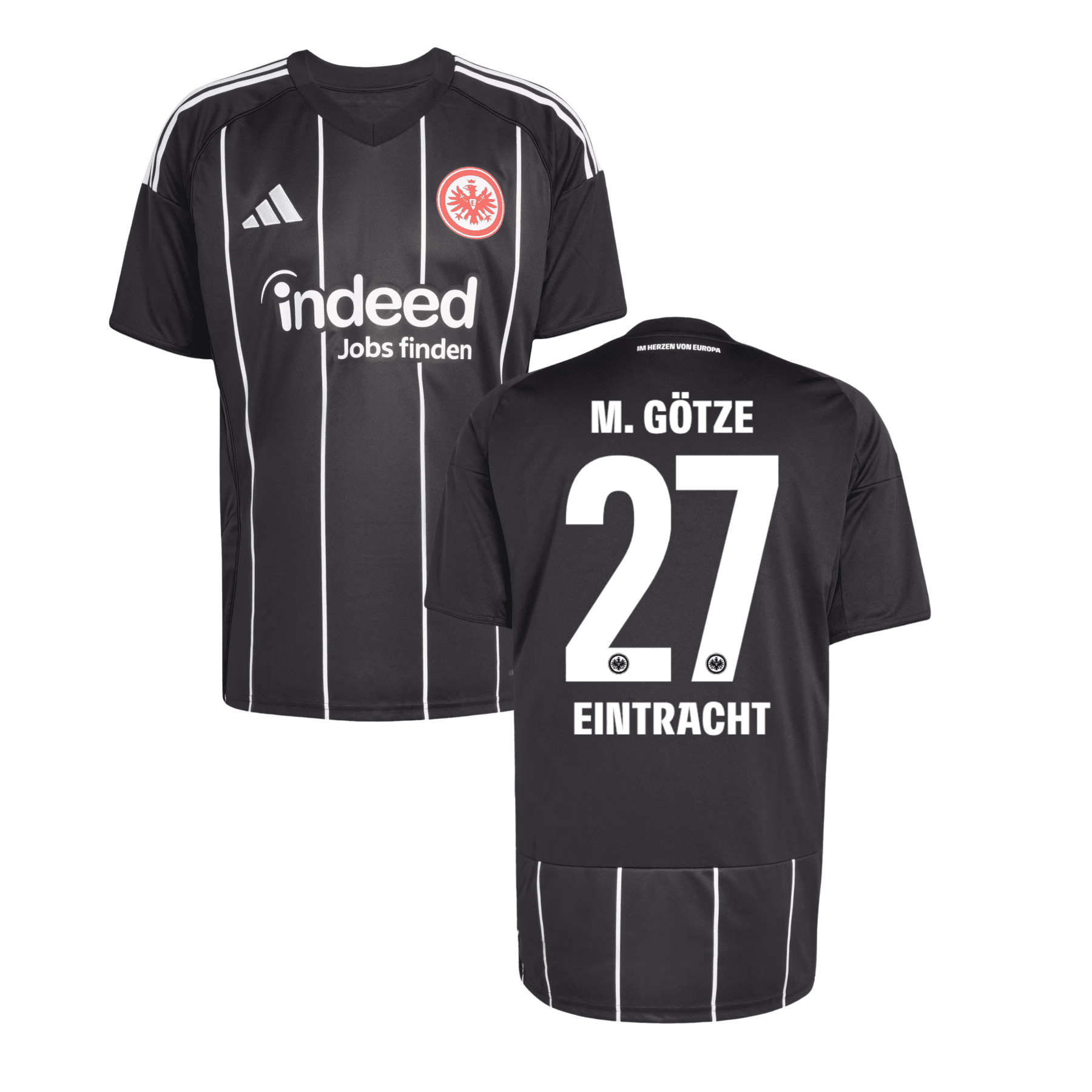 SGE EINTRACHT FRANKFURT Trikot 4th Kinder 25 / 26 - M. GÖTZE 27 - sportiger.de