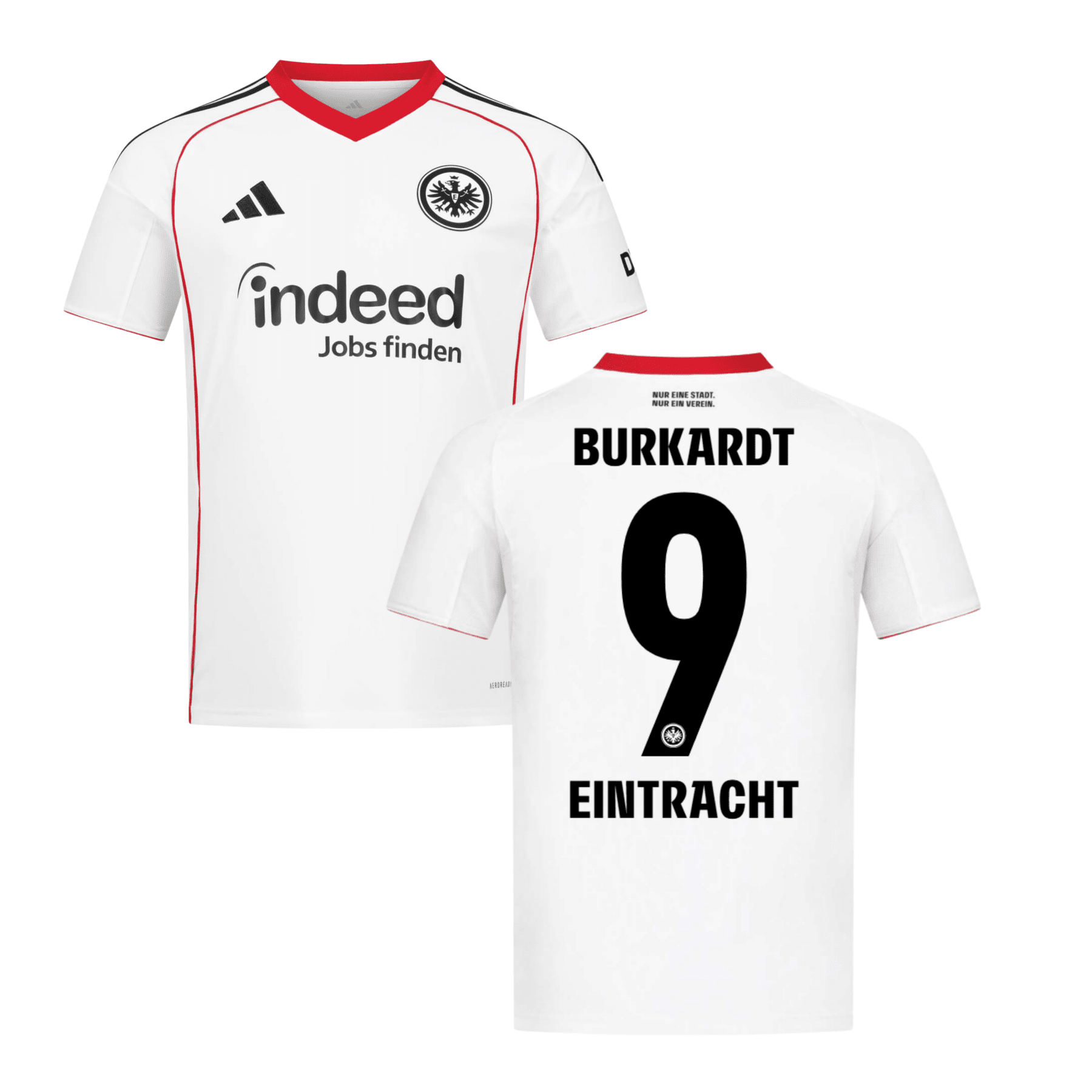 SGE EINTRACHT FRANKFURT Trikot Away Kinder 25 / 26 - BURKARDT 9 - sportiger.de