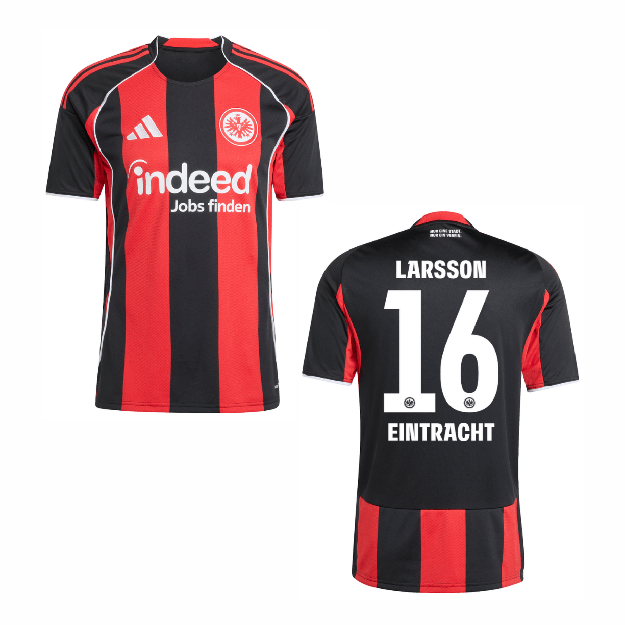 SGE EINTRACHT FRANKFURT Trikot Home Herren 25 / 26 - LARSSON 16 - sportiger.de