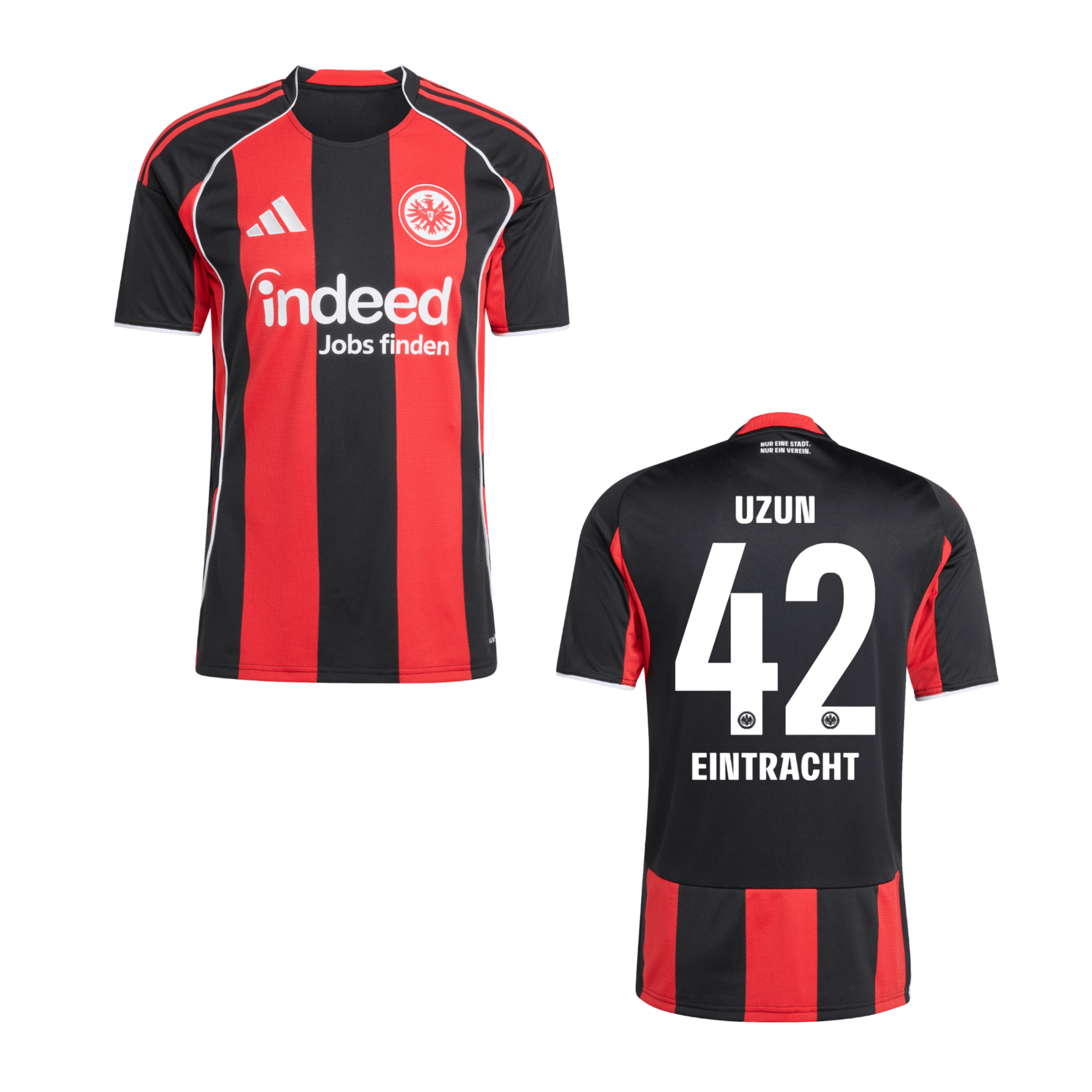 SGE EINTRACHT FRANKFURT Trikot Home Herren 25 / 26 - UZUN 42 - sportiger.de