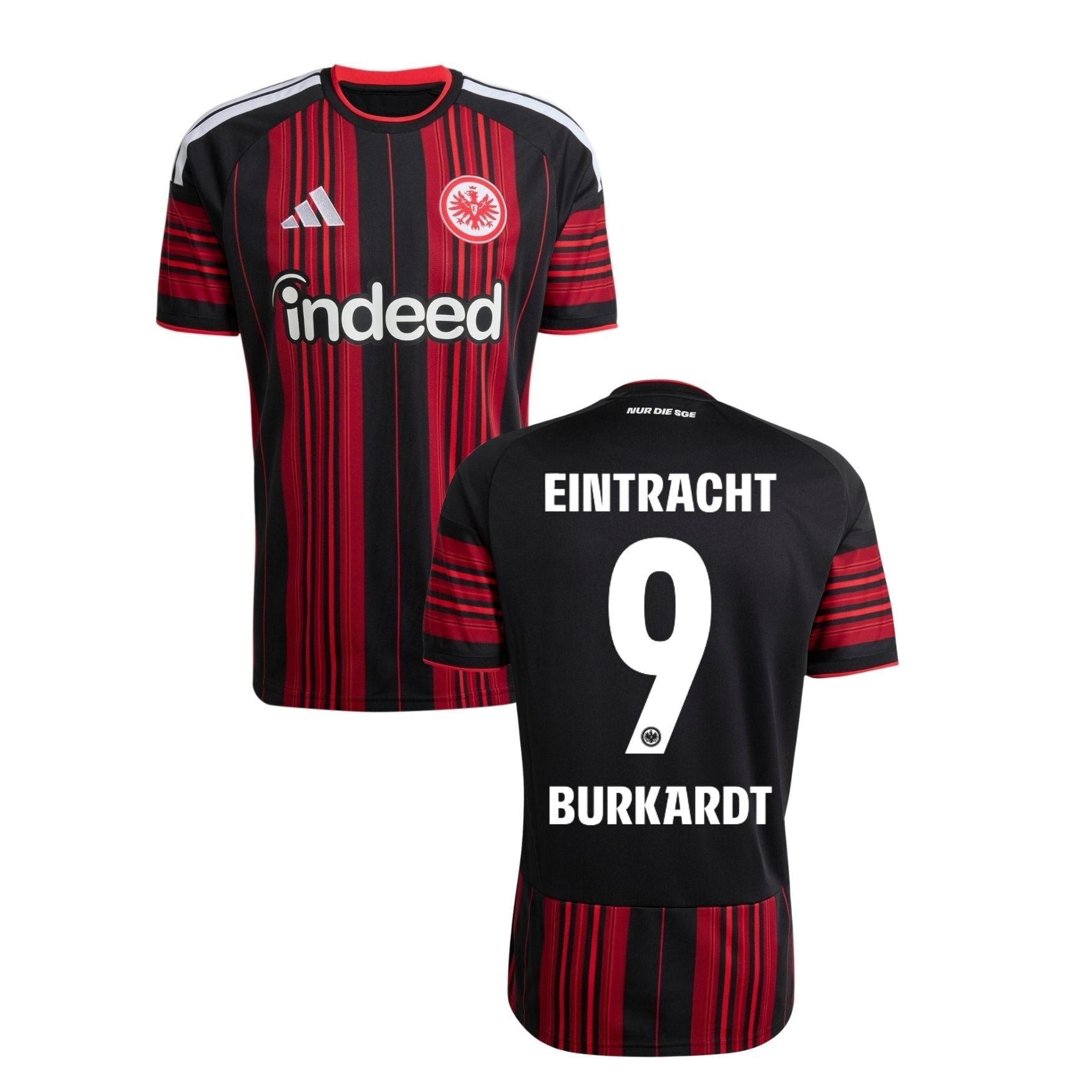 SGE EINTRACHT FRANKFURT Trikot Home Herren 26 / 27 - BURKARDT 9 - sportiger.de