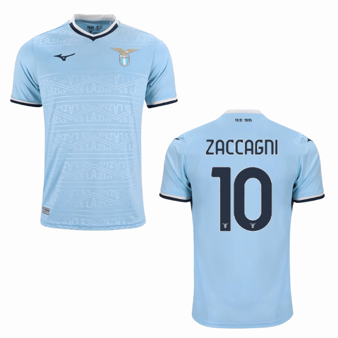 SS LAZIO ROM Trikot Home Herren 24 / 25 - ZACCAGNI 10 - sportiger.de