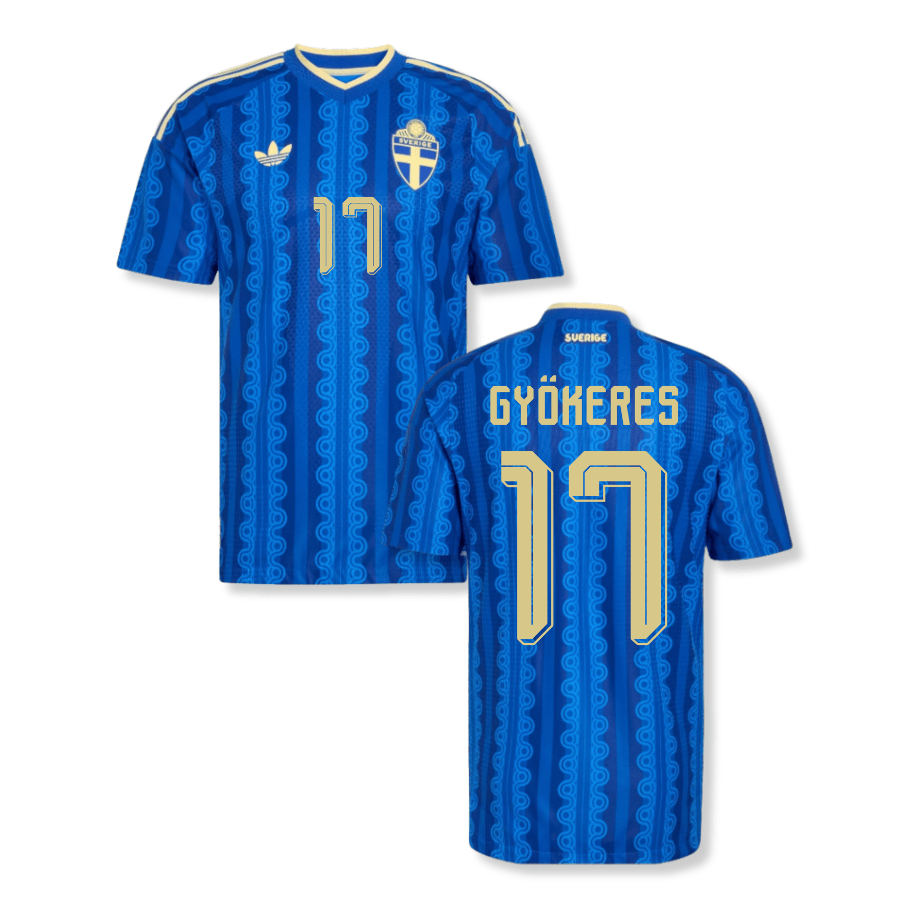 SVFF SCHWEDEN AUTHENTIC Trikot Away Herren WM 2026 - GYÖKERES 17 - sportiger.de