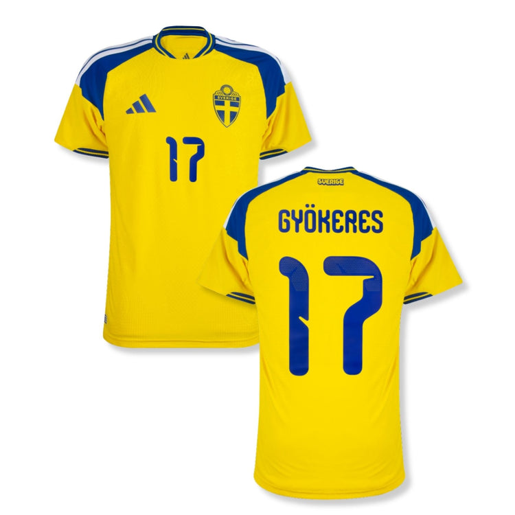 SVFF SCHWEDEN AUTHENTIC Trikot Home Herren WM 2026 - GYÖKERES 17 - sportiger.de