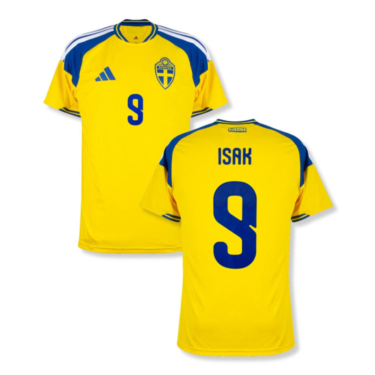 SVFF SCHWEDEN AUTHENTIC Trikot Home Herren WM 2026 - ISAK 9 - sportiger.de