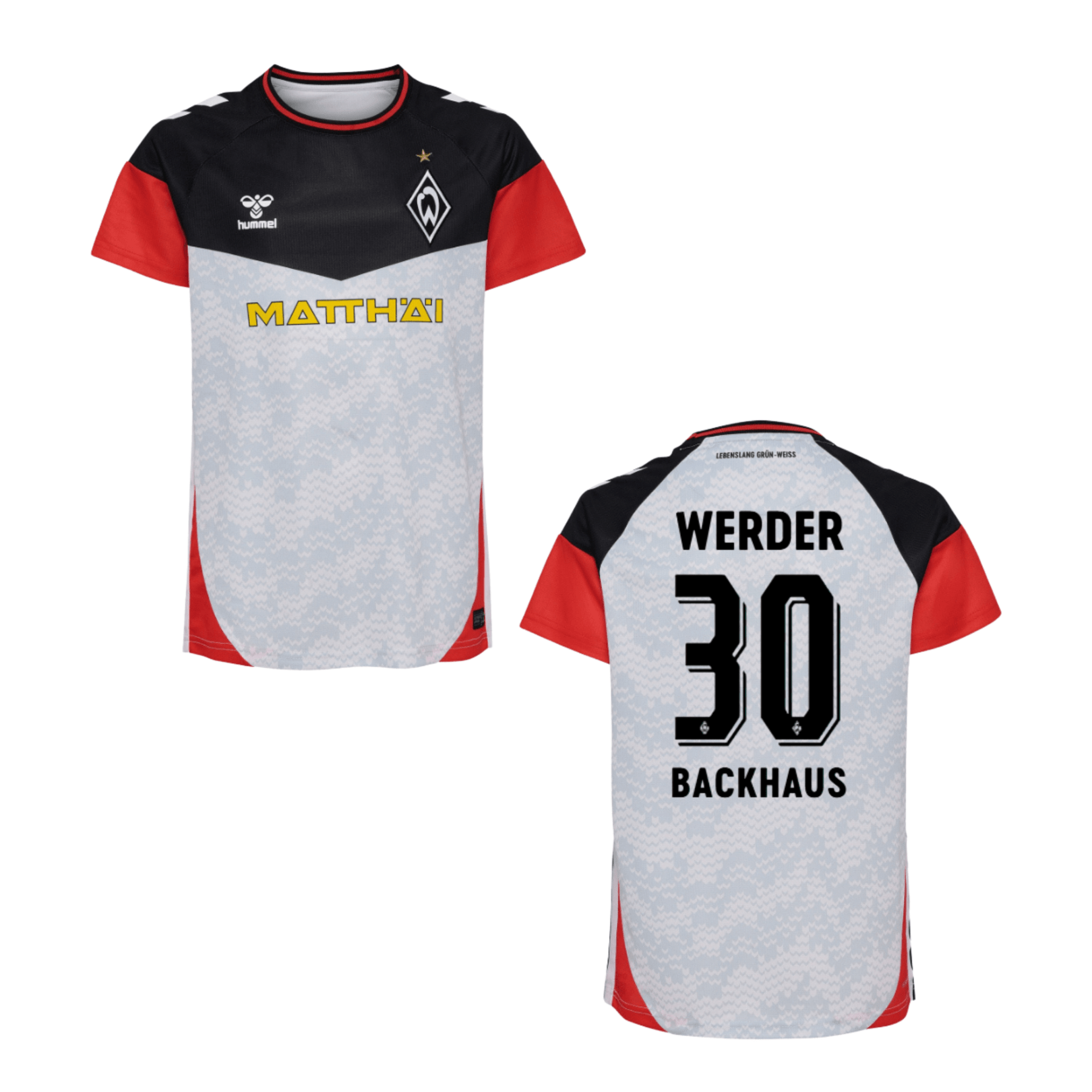 SVW SV WERDER BREMEN Trikot Torwart Herren grau 25 / 26 - BACKHAUS 30 - sportiger.de