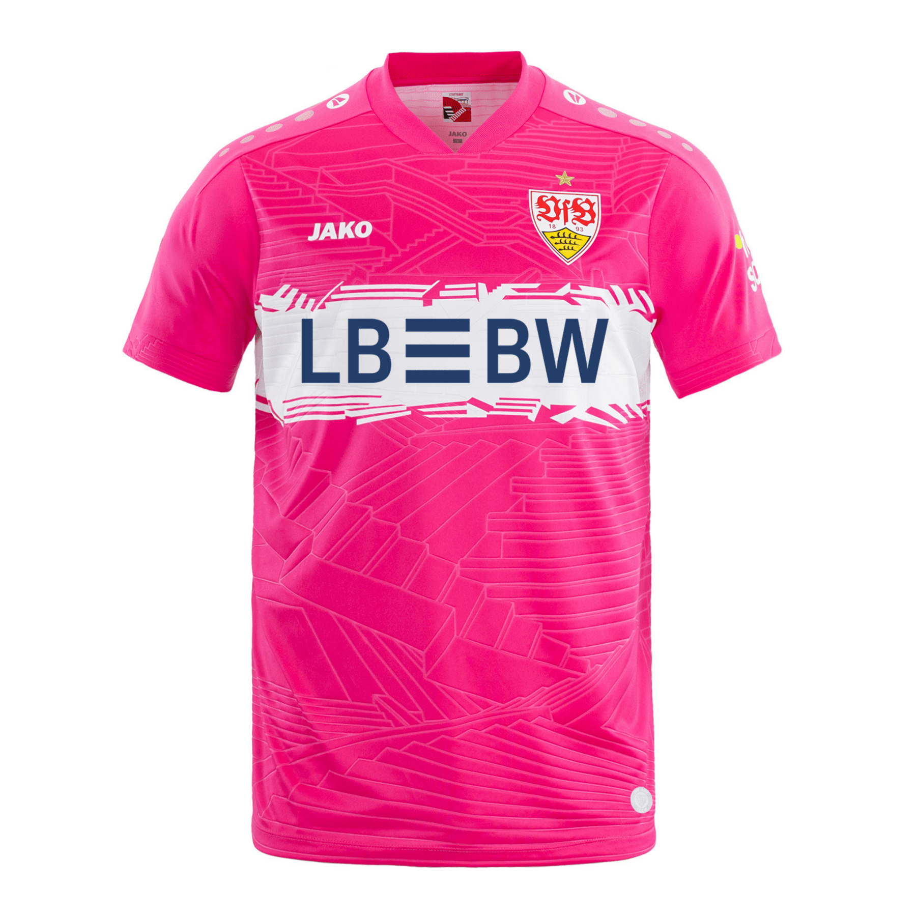 VFB STUTTGART Trikot Torwart Herren pink 25 / 26 - sportiger.de