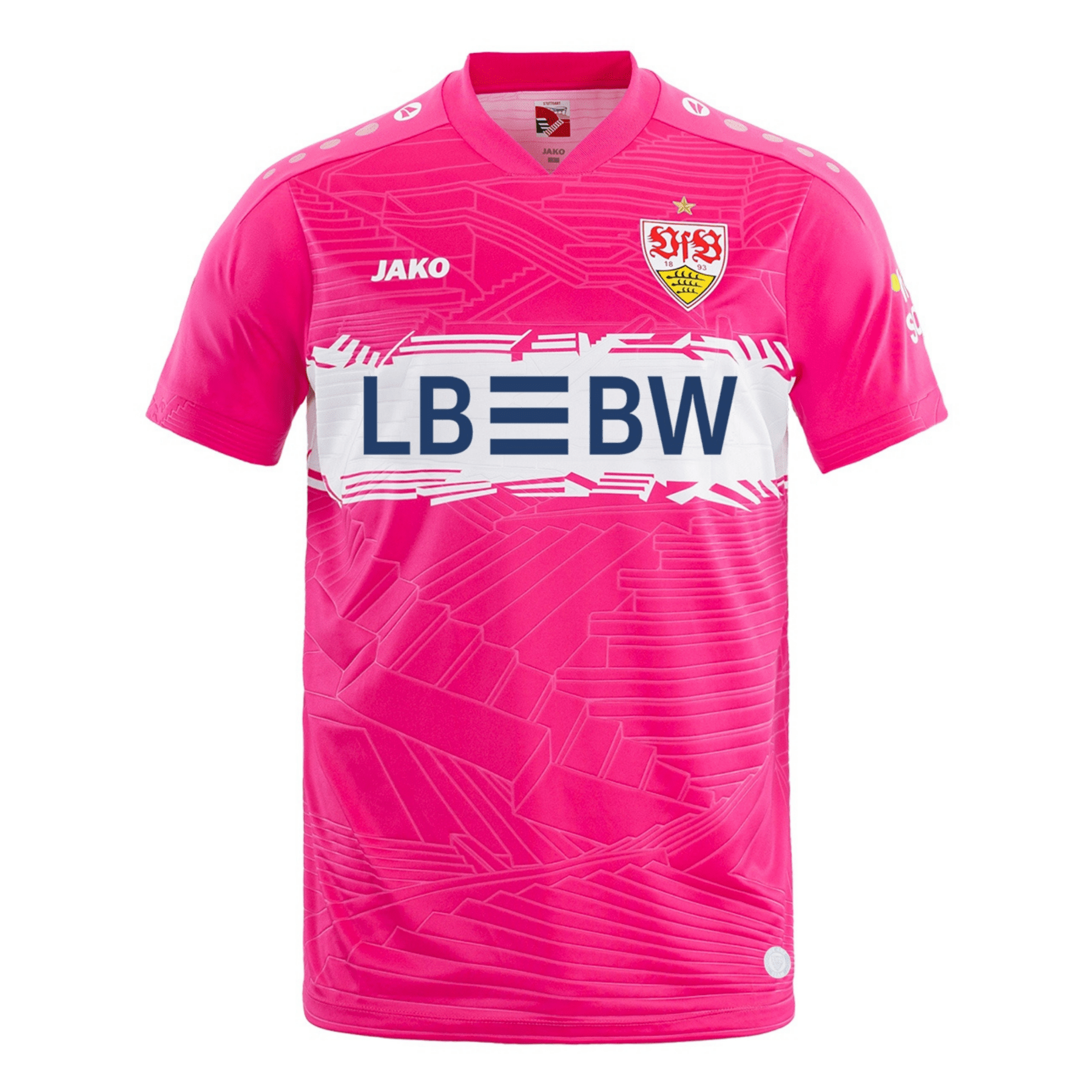 VFB STUTTGART Trikot Torwart Kinder pink 25 / 26 - sportiger.de