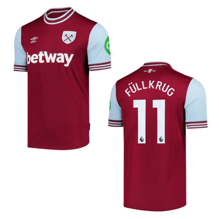 WEST HAM UNITED Trikot Home Herren 24 / 25 - FÜLLKRUG 11 - sportiger.de